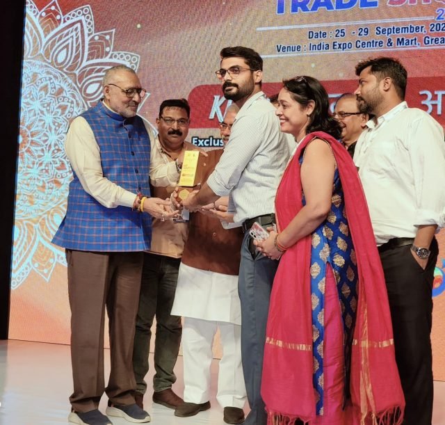 THDCIL stall awarded one of the best exhibits at UP International Trade Show 2024
