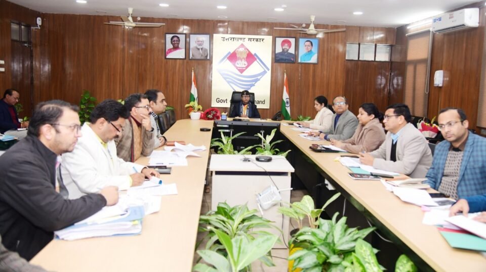 4th State Level Steering Committee meeting of National Clean Air Programme (NCAP) chaired by Chief Secretary  Radha Raturi