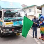 DM Sandeep Tiwari flagged off the promotional vehicles of National Games