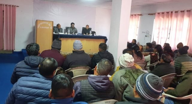 CDO held a review meeting of the Cooperative Department in the District Cooperative Bank office