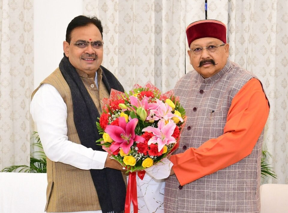 Maharaj made a courtesy call on the Chief Minister of Rajasthan