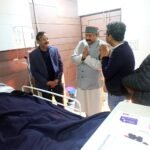 Maharaj reached the hospital to know the condition of the former Chief Minister