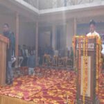 Newly elected Municipal Chairman Bihari Lal took oath in Purola
