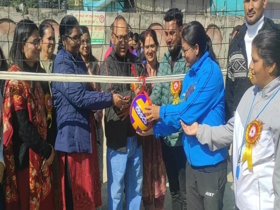 Volleyball competition organized on completion of 10 years of Beti Bachao Beti Padhao campaign
