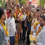 Welcomed the BJP presidents of all four Mandals of the rural area