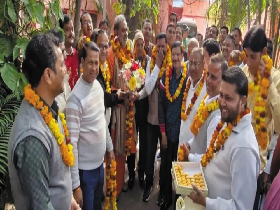 Welcomed the BJP presidents of all four Mandals of the rural area
