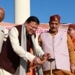 CM Dhami participated in the Uttaraini-Makarain Mahotsav organized by the Mountain Migrant Jan-Kalyan Samiti Ghaziabad in Indirapuram, Ghaziabad, Uttar Pradesh
