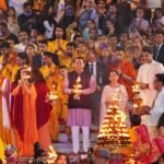 CM Dhami performed Ganga Aarti and worshiped at Parmarth Niketan