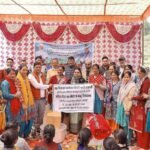 Materials distributed to Mahila Mangal Dals in Garud