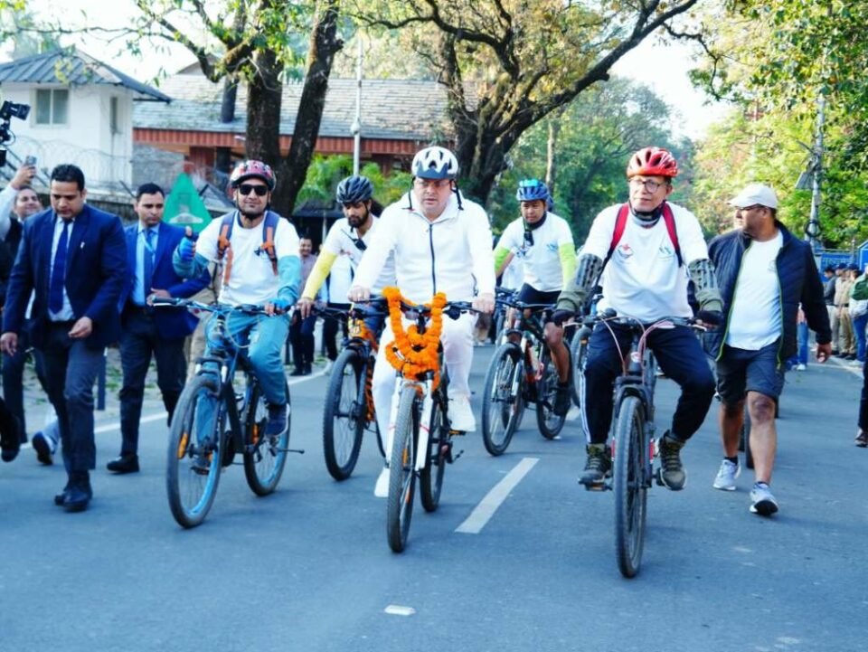 On completion of 3 years of the state government, the Chief Minister took forward the Prime Minister's Fit India Movement