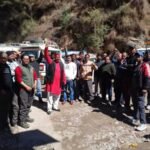 Taxi drivers demonstrated against private fitness