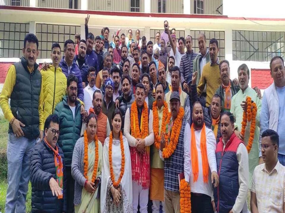 Welcomed BJP District President Govind