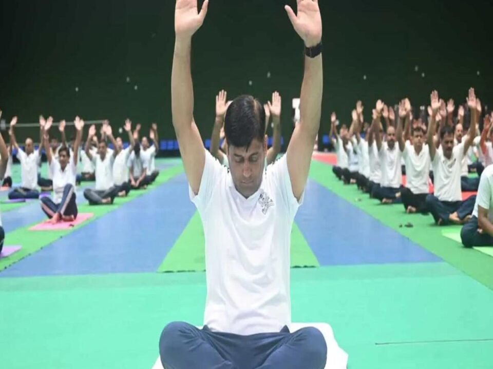 Yoga camp organized in Police Line on International Yoga Day