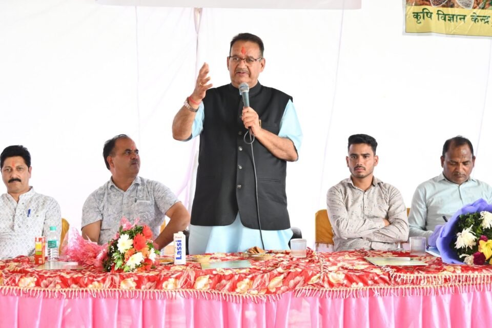 PM Modi is doing unprecedented work towards providing self-reliant and respectable life to farmers: Minister Ganesh Joshi