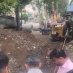 CDO Abhinav Shah did on-site inspection of drainage works in Amit village Gumanivala, gave instructions to increase the progress of work