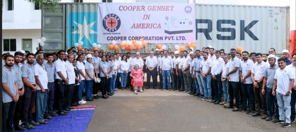 Cooper Corporation's Clean Energy Engine Now Goes Global, First Consignment of Generator Sets Exported to USA and Japan