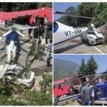 Another accident in Kedarnath: Helicopter makes emergency landing on highway, passengers narrowly escape