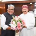 Maharaj made a courtesy call on Union Minister for Environment, Forest and Climate Change