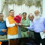A delegation led by Dr Rakesh Kunwar, President of Nanda Devi Raj Jat Committee met Kam Dhami