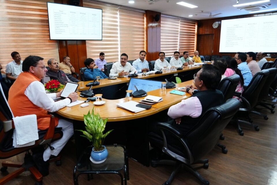 CM Dhami reviewed the game changer schemes of the Industries Department
