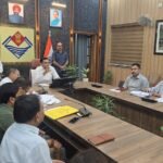 DM Bansal took a meeting regarding urban redevelopment and park scheme.