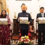 The Governor released two coffee table books based on Vasantotsav-2025 at Raj Bhavan