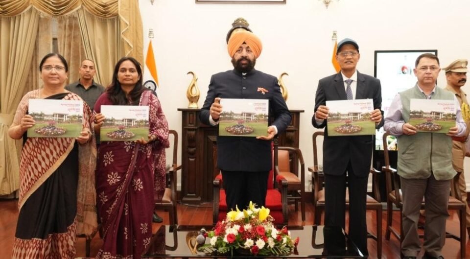 The Governor released two coffee table books based on Vasantotsav-2025 at Raj Bhavan
