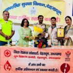 Blood Donor Shiromani Dr. Anil Verma honoured with Certificate of Appreciation and Civil Defence Blood Donor Award-2025
