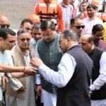 CM Dhami did a field inspection of the disaster affected area in Syanachatti