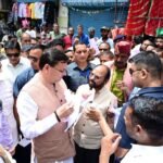 CM Dhami reached among the public by breaking the protocol