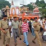 DM and SSP visited Harki Pauri area