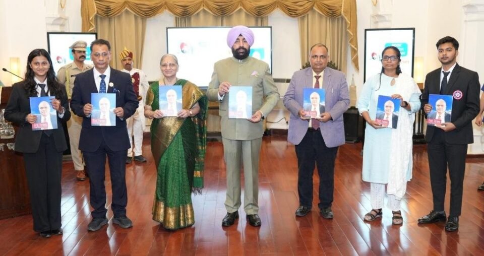 Governor released the book “First Forever” based on the life of educationist  N.J. Yasasvi