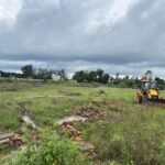 MDDA's big action, illegal plotting on 10 bigha land on Sheeshambada Parwal Road demolished