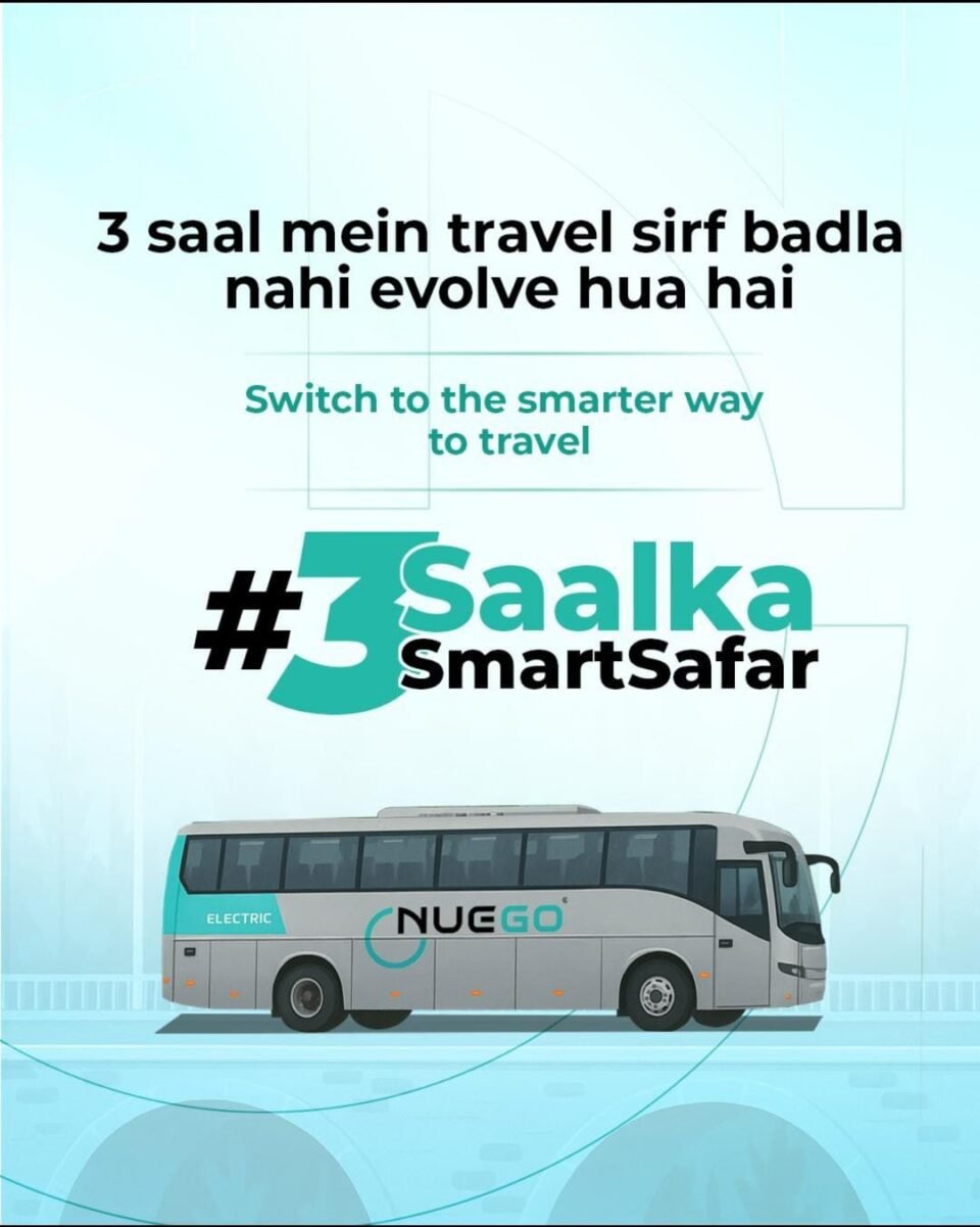 NewGo completes 3 years in India; Leads the country's Electric Intercity Segment