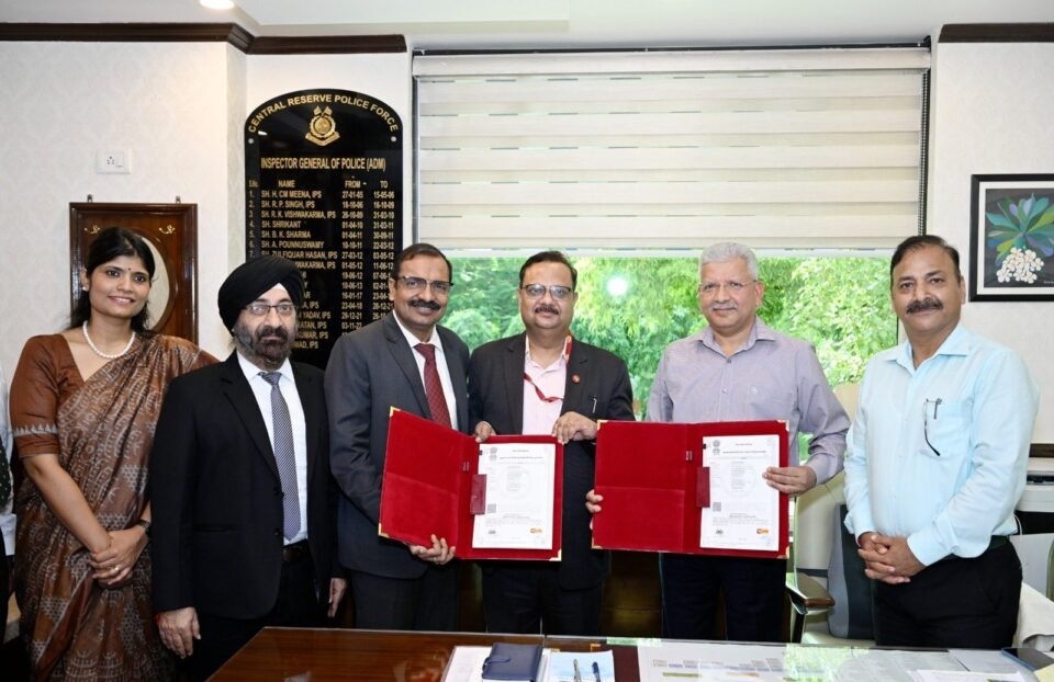 PNB signs MoU with Central Reserve Police Force