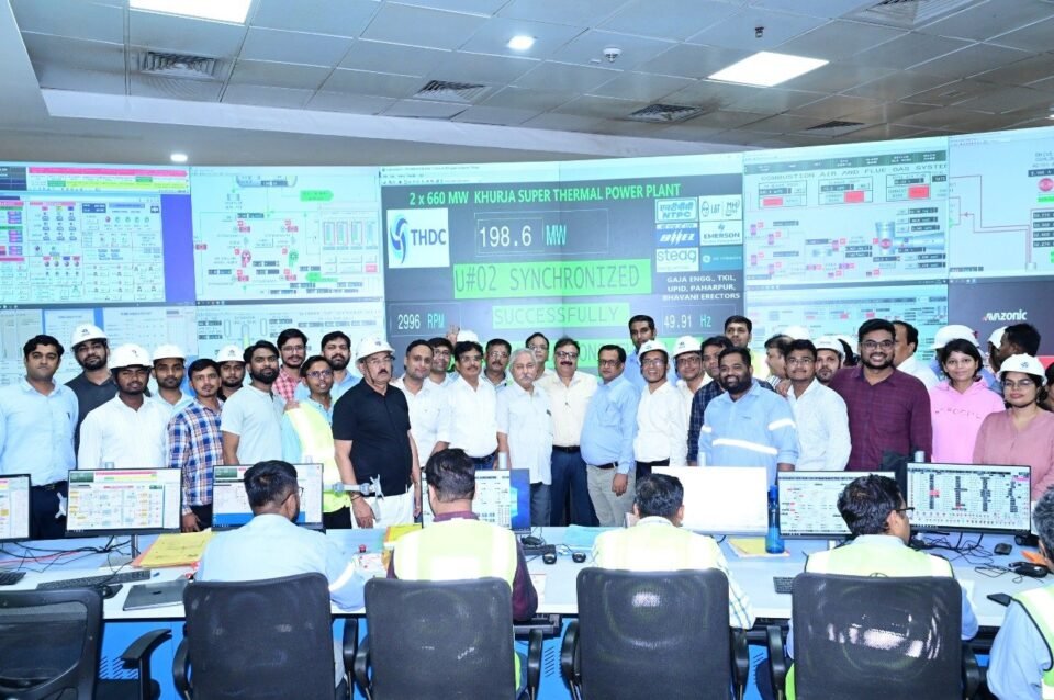 THDCIL achieves a major milestone Unit-2 (660 MW) of Khurja Super Thermal Power Project synchronized with National Grid