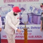 The Governor inaugurated a free dental camp for ex-servicemen and their families