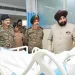 The Governor visited the Military Hospital and enquired about the health of the soldiers injured in the disaster