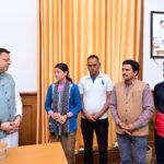 Village head Priyanka Negi of Chief Minister's Adarsh Gram Sarkot met CM Dhami