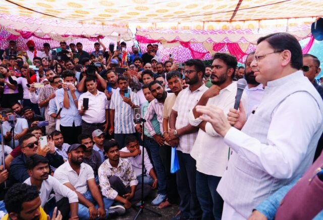 CM Dhami reached among the youth, recommended a CBI inquiry into the examination case