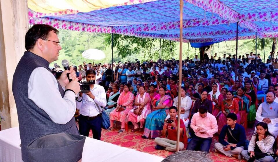 CM Dhami visited the disaster affected areas in Kapkot, had direct conversation with the affected people