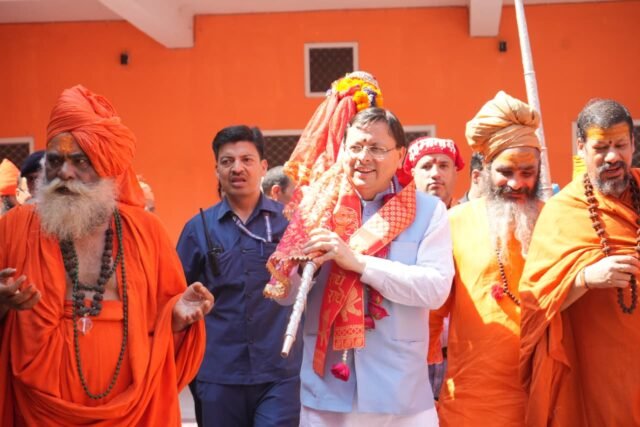 Chief Minister Dhami inaugurated the sacred stick journey