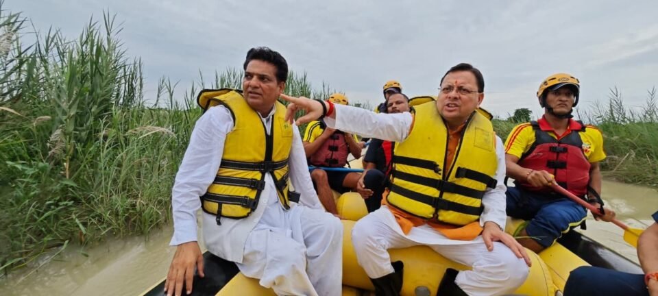 Chief Minister Pushkar Singh Dhami became an example of public service in the hour of disaster