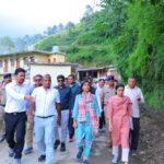Inter-ministerial central team conducted on-site inspection of disaster affected areas in Pauri