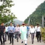 Maharaj conducted on-site inspection of rain and landslide affected areas
