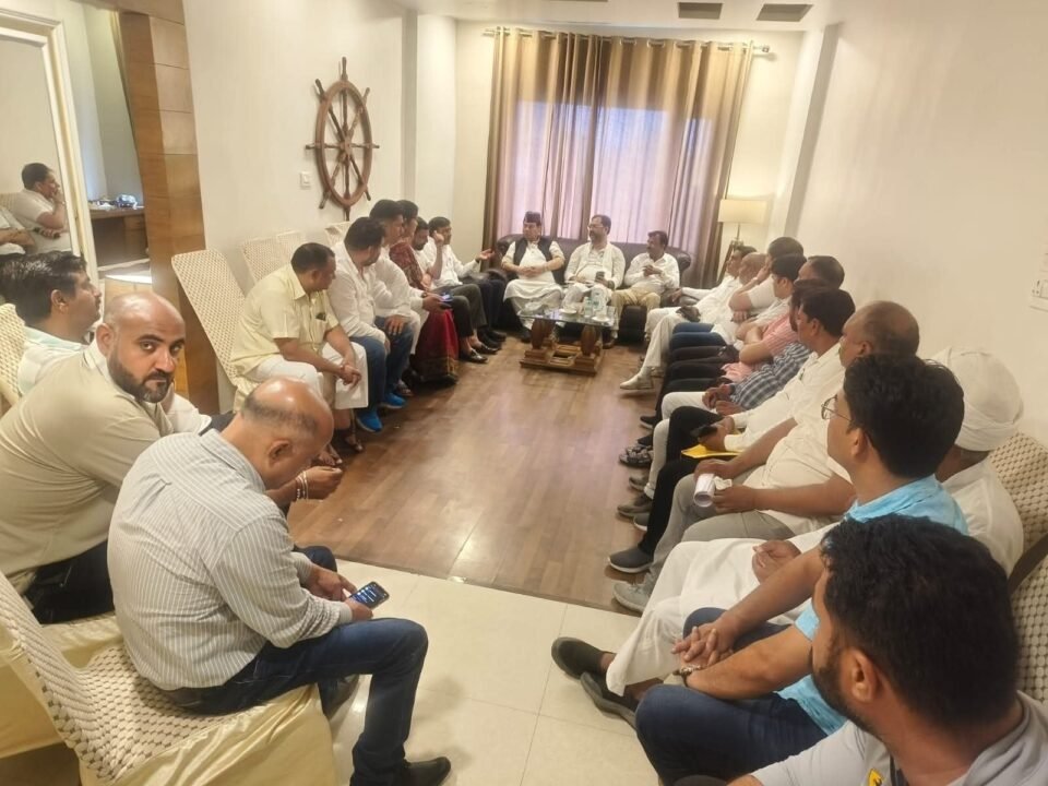 Meeting of Congress Organization Creation Campaign in Roorkee
