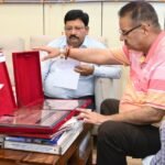 Sainik Welfare Minister Ganesh Joshi reviewing the preparations for the Shaheed Samman Yatra to be organized in the month of October