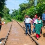 Scientists from the Uttarakhand Landslide Mitigation and Management Centre conducted a field inspection in the Bhimgoda area for proper management of landslides occurring from the hill.