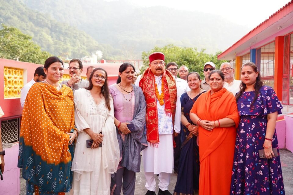 Maharaj conducted a site inspection of Bajrang Setu.