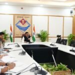 A review meeting was held under the chairmanship of the Chief Secretary with the Indian Medical Association and Health Department officials regarding the development of health facilities in the state.